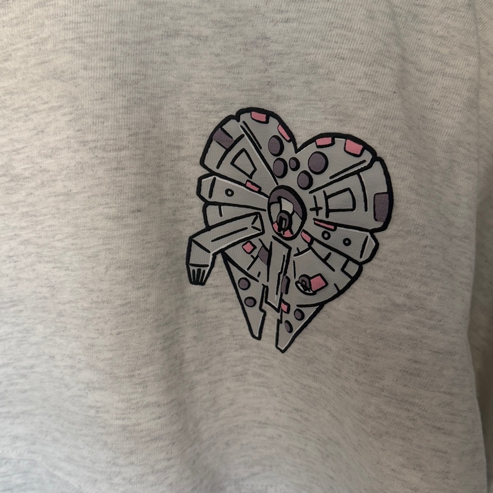 Disney Star Wars Spirit Jersey “Empire Strikes Back” I Love You - Picture 3 of 8